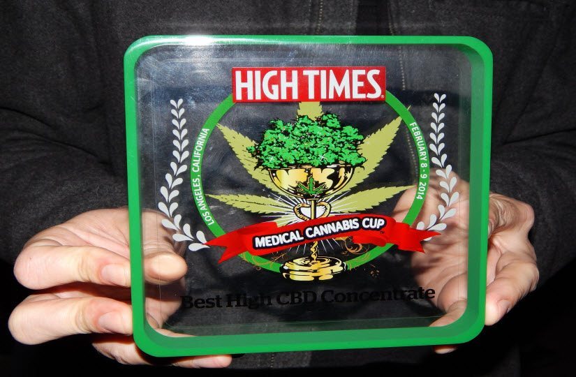 Photo Release — Medical Marijuana Inc.’s HempMedsPX Represents High Times Medical Cannabis Cup Award Winner for Highest Hemp Cannabidiol (CBD) Concentrate