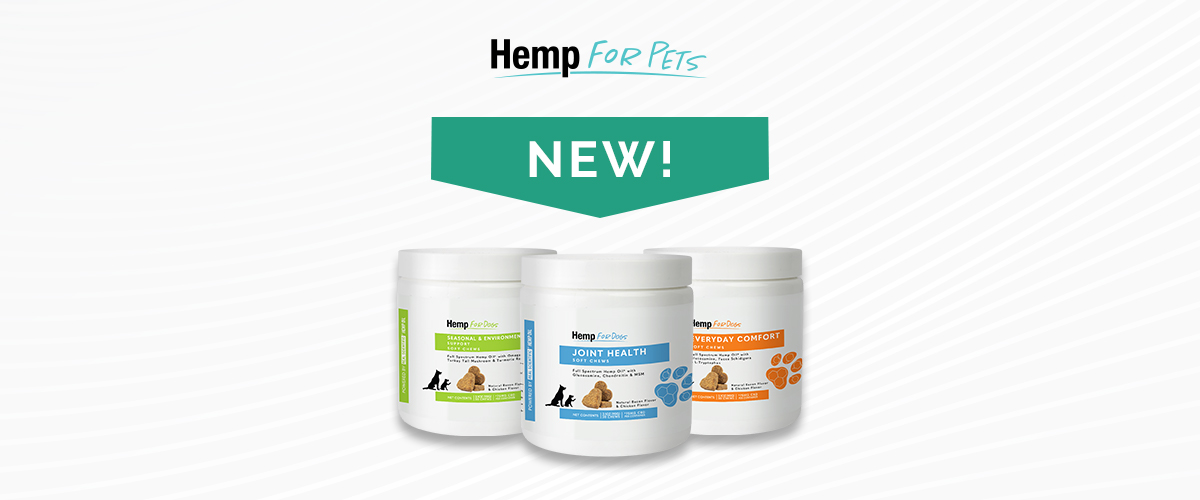 Introducing new Hemp for Pets Soft Chews
